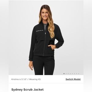 Figs Sydney Scrub Jacket
